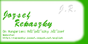 jozsef repaszky business card